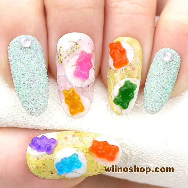 Handmade Gummy Bear Nails