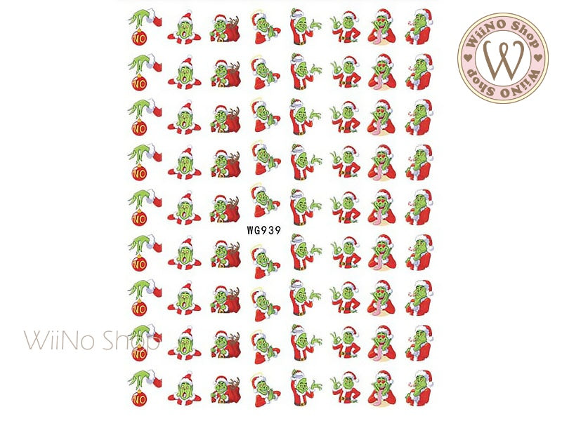 Glow in the Dark Christmas Stickers, Reindeer Snowflake Sticker, Res, MiniatureSweet, Kawaii Resin Crafts, Decoden Cabochons Supplies